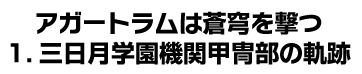 アガートラムは蒼穹を撃つ1.三日月学園機関甲冑部の軌跡