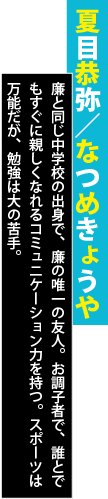 夏目恭弥／なつめきょうや